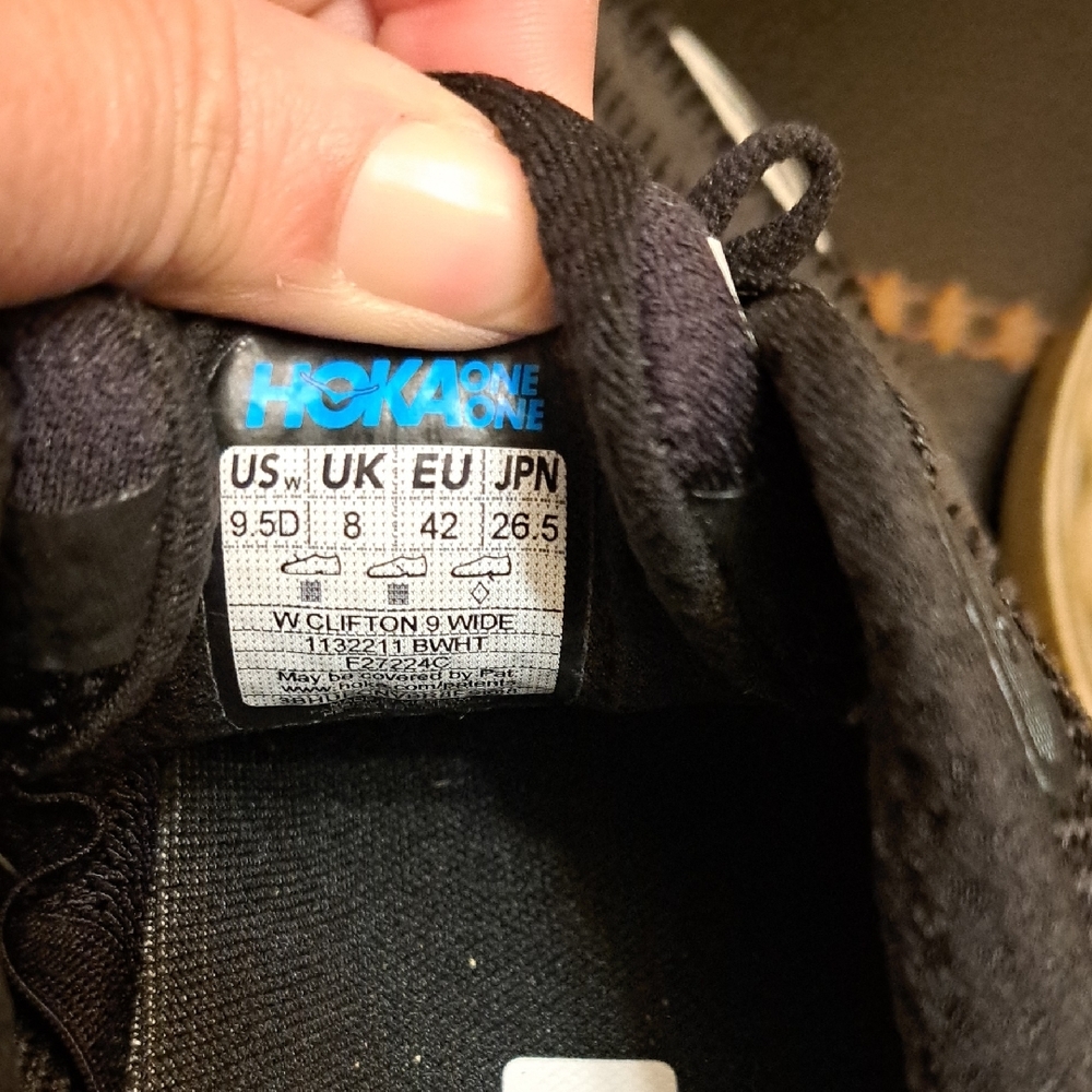 Hoka Men's Charcoal Athletic Shoes - Picture 4 of 6